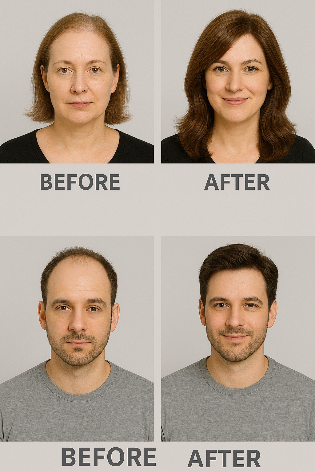 Before & after result 1